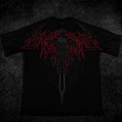 Bone Splitter Oversized T shirt [NIGHTMARE] (1)