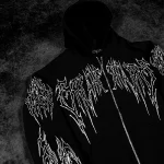Breathedivinity Abyssal Wraith Oversized Zip up Hoodie [VOID BLACK] (4)