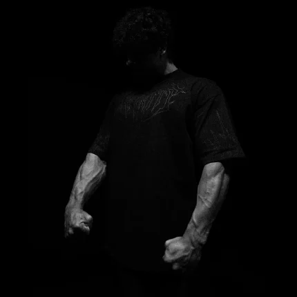 Breathedivinity Bone Splitter Oversized T shirt [NIGHTMARE] (2)