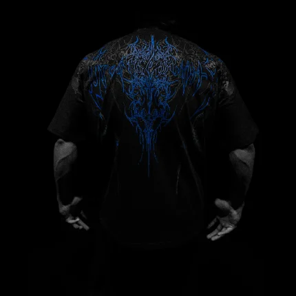 Breathedivinity Forgotten Soul Oversized T Shirt [MOONLIGHT BLUE] (3)