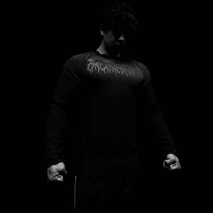 Midnight Shadow long sleeve Thermal T shirt [SMOKE] (3)