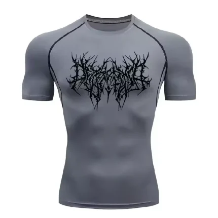 Breathedivinity Hellfire Oversized T Shirt [VOID Grey] (1)